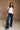 Carmen White Pleated Short Sleeve Top - full body front view