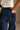 Judy Blue: Taylor Dark Wash Wide Leg Jeans - close up back view