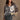 Alyssa Brown Multi Boho Long Sleeve Top- top front view