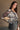 Alyssa Brown Multi Boho Long Sleeve Top- frontal side view