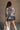 Brittany Washed Charcoal Grey Denim Skirt- full back view