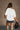 Kayla Off White Oversized Short Sleeve Tee - back