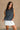 Nikole Washed Black Sleeveless Tank- frontal top view