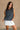 Nikole Washed Black Sleeveless Tank- frontal top view
