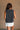 Nikole Washed Black Sleeveless Tank- back view