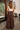 Solana Brown & Taupe Paisley Wide Leg Pants- full back view