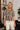 Elani Brown & Cream Plaid Flare Top - front view