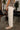 Daphne Ecru Wide Leg Pants- side view