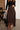 Elyse Black Plaid Maxi Skirt - lower body front view