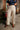 Mabel Cream & Green Stripe Pants - lower body front 