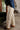Mabel Cream & Green Stripe Pants - lower body side view