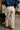 Mabel Cream & Green Stripe Pants - full body back view