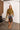 Portia Olive Chiffon Poncho Top - full body front view