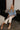 Laney Polka Dot Denim Cape Jacket - sitting view