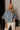 Laney Polka Dot Denim Cape Jacket - front view