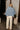 Laney Polka Dot Denim Cape Jacket - full body back view