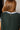 Marlow Hunter Green Stripe Detail Top - close up back view