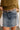 Talia Brown & Ivory Stone Chain Belt - front view
