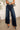 Judy Blue: Taylor Petite Dark Wash Wide Leg Jeans - lower body front 
