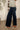 Judy Blue: Taylor Petite Dark Wash Wide Leg Jeans - lower body side view