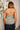 Roxie Sage Satin & Lace Strapless Top - back view