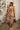 Cora Plum Multi Geometric Midi Dress- full back view