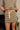 Clara Butter Yellow & Grey Stripe Skirt- front view