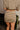 Clara Butter Yellow & Grey Stripe Skirt- back view