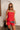 Layla Red Tie Straps Tank- front view
