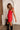 Layla Red Tie Straps Tank- full side view