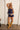 Layla Navy Blue Shorts- full body view