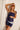 Layla Navy Blue Tie Straps Tank- front view