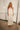 Rosa Ivory Satin Tiered Maxi Dress - full body front 