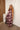 Eve Burgundy Floral Satin Maxi Dress - full body front
