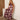 Eve Burgundy Floral Satin Maxi Dress - full body front view