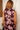 Eve Burgundy Floral Satin Maxi Dress - close up back view
