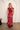 Colette Fuchsia Floral Mesh Maxi Dress - full body back view