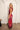 Colette Fuchsia Floral Mesh Maxi Dress - full body side view