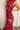 Colette Fuchsia Floral Mesh Maxi Dress -close up side view