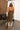 Nadia Olive Polka Dot Strapless Maxi Dress - full back