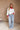 Whitney Grey & Red Trim Sweatshirt - full body front view