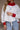 Whitney Grey & Red Trim Sweatshirt - close up front view