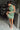 Sabrina Sage Satin Halter Mini Dress- full body view