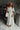 Raelyn Green & White Stripe Midi Dress- front view