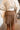 Brigitte Brown Side Tie Skort - back view