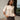 Callie Beige Ruffled Knit Top - frontal view