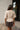 Callie Beige Ruffled Knit Top - back view