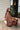 Winnie Brown Wide Sleeve Poncho - squatting side view