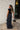 Sutton Charcoal Polka Dot Maxi Skirt - back view