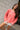 Romi Pink Curved Button-Up Cardigan - front 